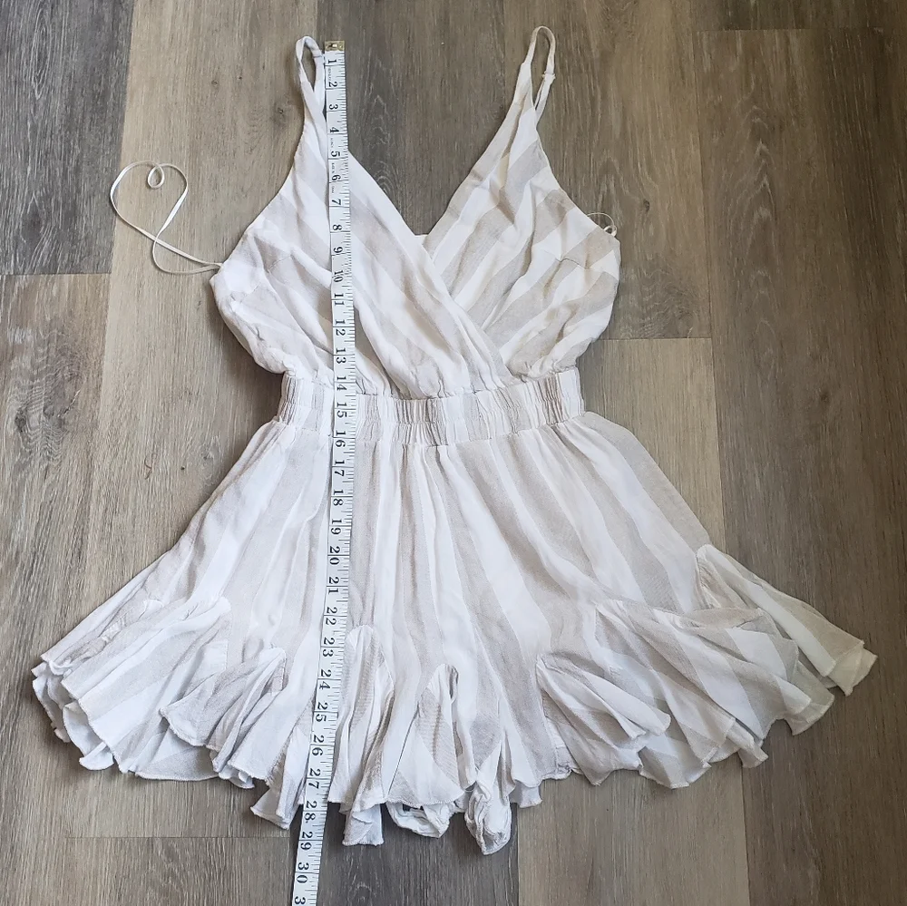 NEUTRAL STRIPE ROMPER - Picture 9 of 9